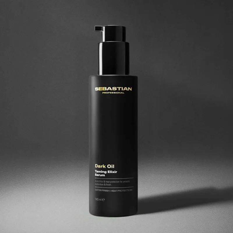 Sebastian Professional Dark Oil Taming Elixir Serum | Sulyginantis serumas prieš pūtimą ir karščio apsauga 140 ml
