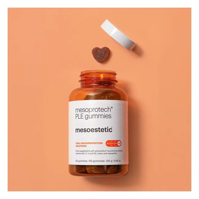 Mesoestetic mesoprotech® PLE gummies | Жевательные витаминные капсулы для дополнительной защиты от солнца, 60 шт.