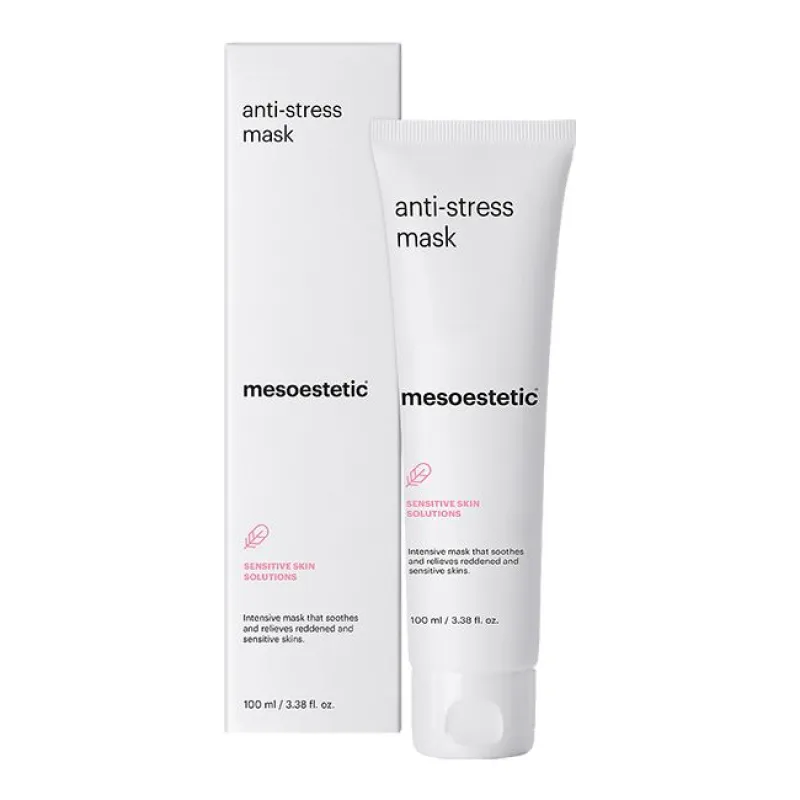Mesoestetic anti-stress mask | Intensyviai raminanti veido kaukė jautriai ir paraudusiai odai 100 ml
