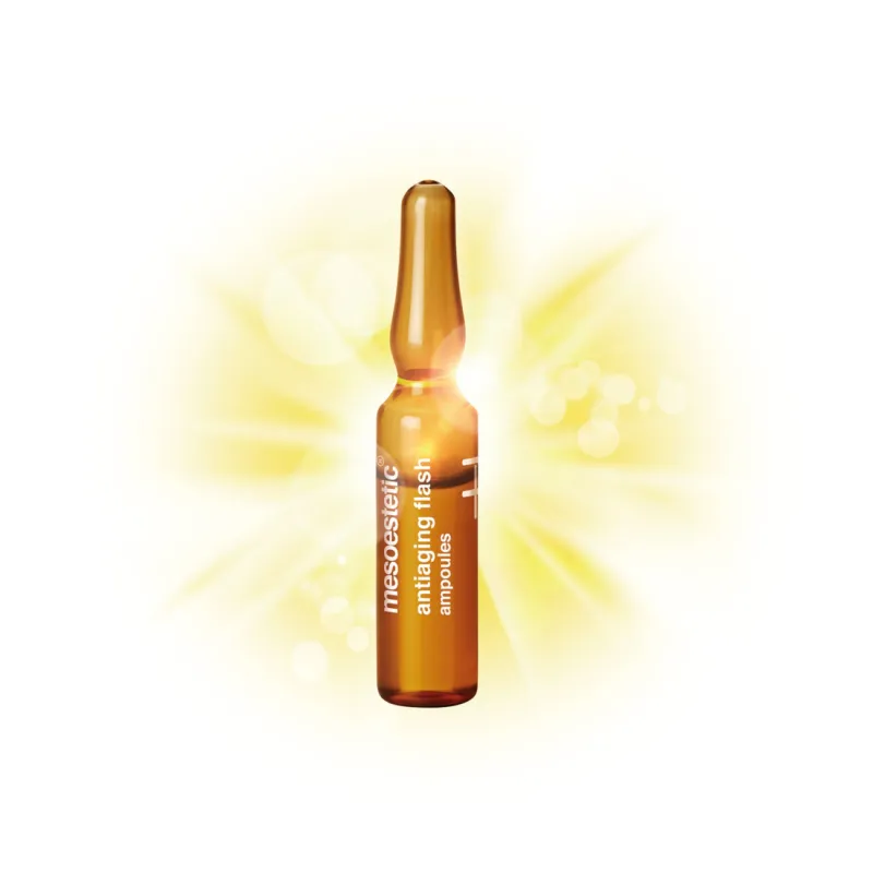 Mesoestetic antiaging flash ampoules | Priešosenėjimo ampulės su akimirksniu liftingu 10 × 2 ml