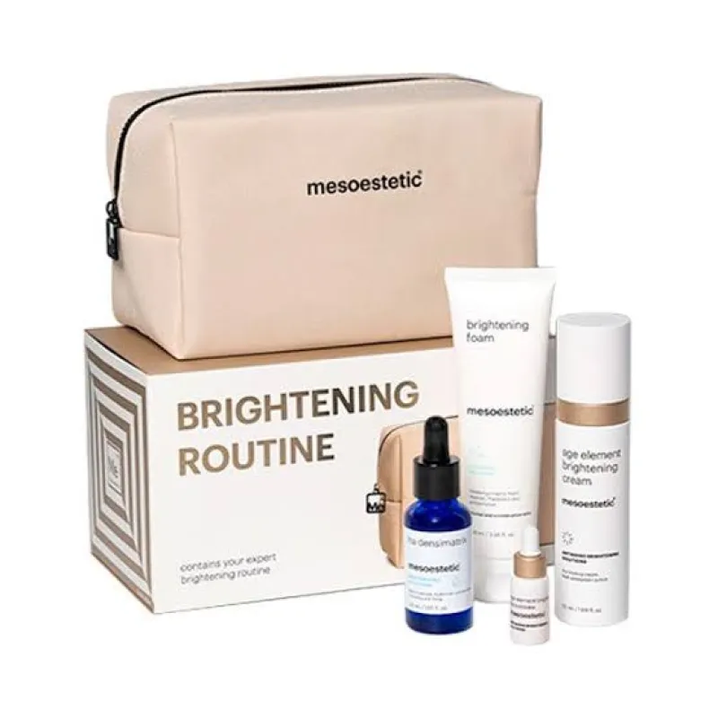 Mesoestetic age element® glowing routine | Dovanų rinkinys odos spindesio ir tolygaus tono suteikimui