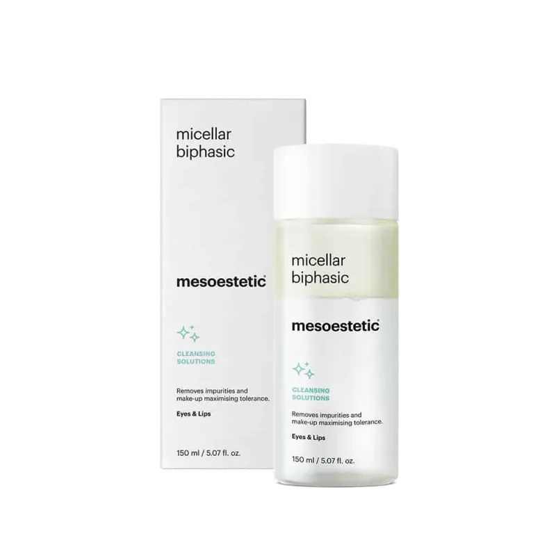 Mesoestetic micellar biphasic | Dvifazis makiažo valiklis akims ir lūpoms 150 ml