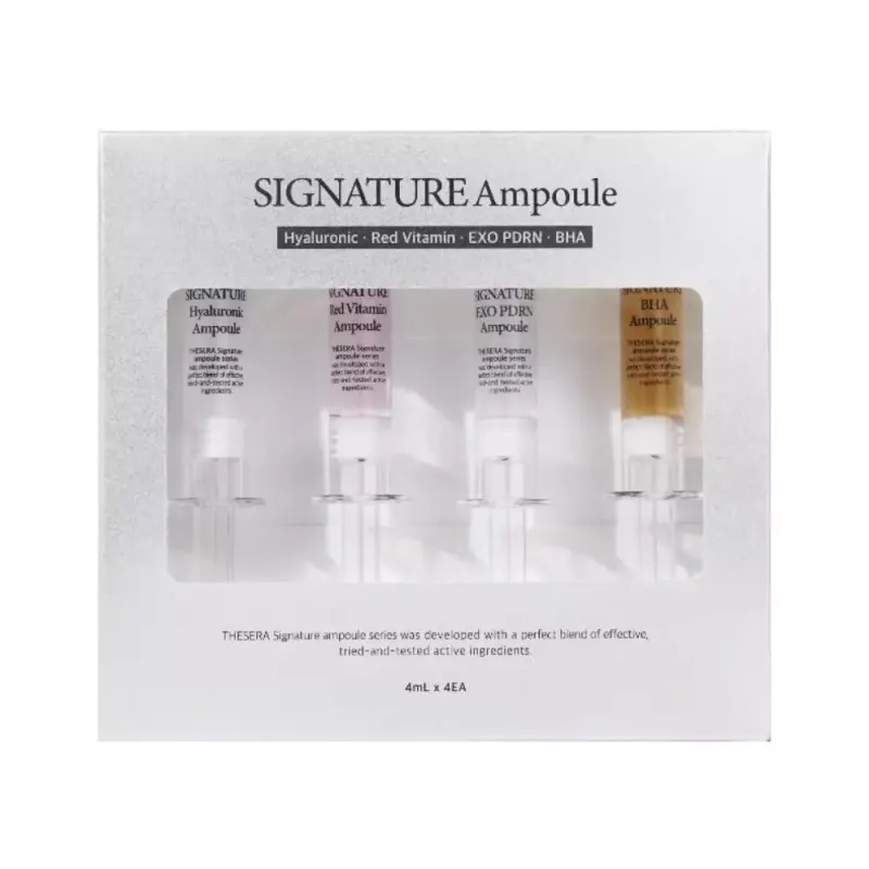 THESERA Signature Exosome Ampoules | Набор экзосомных ампул для лица 4 x 4 ml