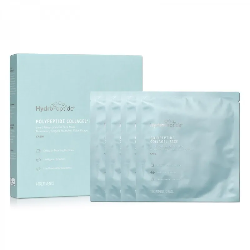 HydroPeptide PolyPeptide Collagel+ Маска для лица из гидрогеля — Выравнивающая линии (4 процедуры)