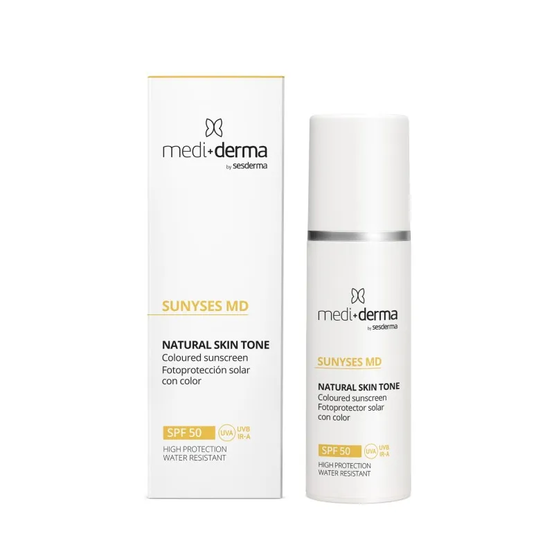 Mediderma Sunyses MD Natural Skin Tone SPF 50 50 ml | Tonuojantis saulės kremas