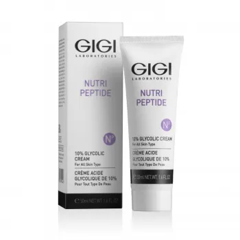 GIGI Nutri Peptide 10% Glycolic Cream | Nakts kremas su 10% glikolio rūgštimi 50 ml