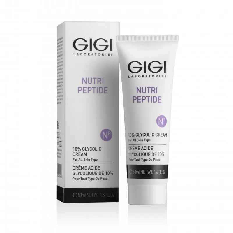GIGI Nutri Peptide 10% Glycolic Cream | Nakts kremas su 10% glikolio rūgštimi 50 ml