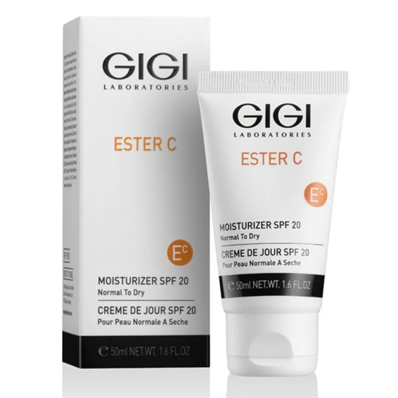 GIGI Ester C Moisturizer SPF20 | Drėkinamasis Dieninis Kremas su SPF20 50 ml