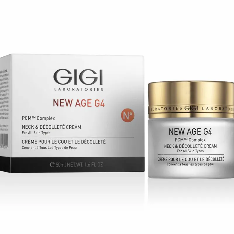GIGI New Age G4 Neck & Decollete Cream | Priešraukšlių kaklo ir dekoltė kremas 50 ml