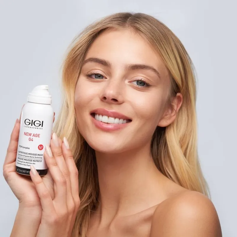 GIGI New Age G4 Nutritious Mousse Mask | Maitinanti, drėkinanti putų kaukė 75 ml