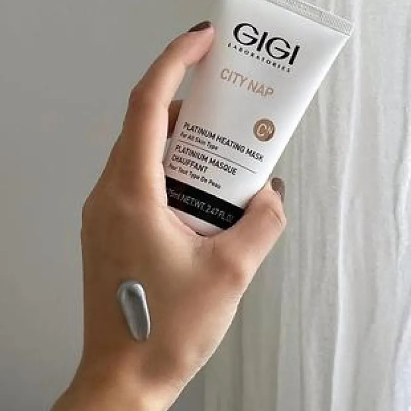 GIGI City NAP Platinum Heating Mask | Valanti ir atgaivinanti kaitinanti šildanti kaukė 75 ml