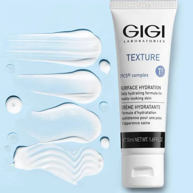 GIGI Texture Surface Hydration Cream | Drėkinamasis Dieninis Kremas 50 ml