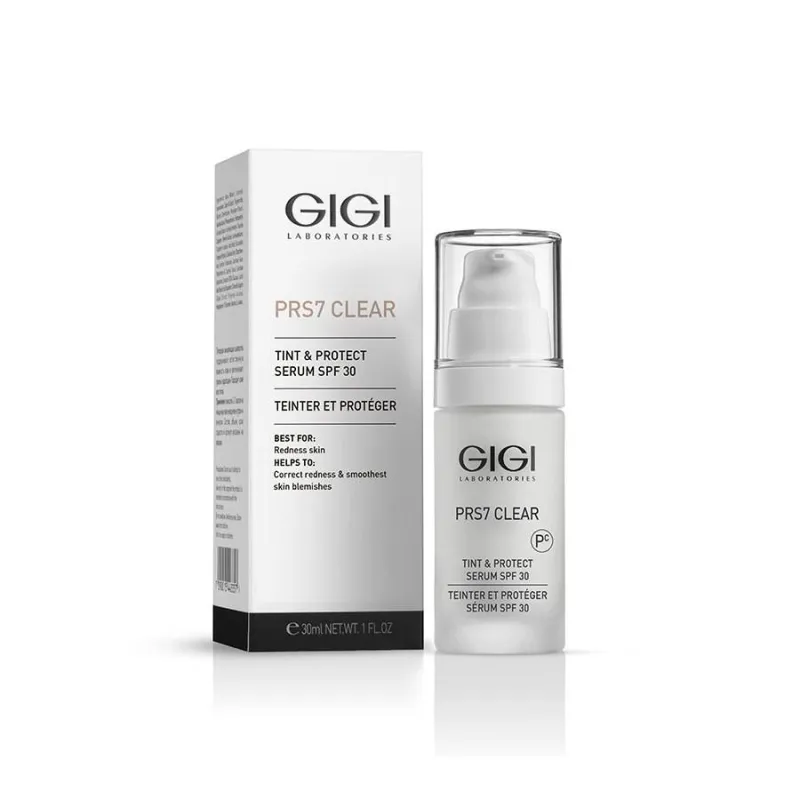 GIGI PRS7 Clear Tint & Protect SPF30 | Тонирующий SPF-крем для чувствительной кожи 30 мл