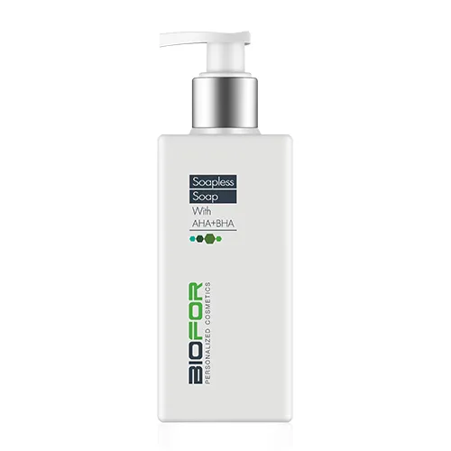Biofor Soapless Soap | Bezziepju odai skirtas valymo priemonė su AHA/BHA 250 ml