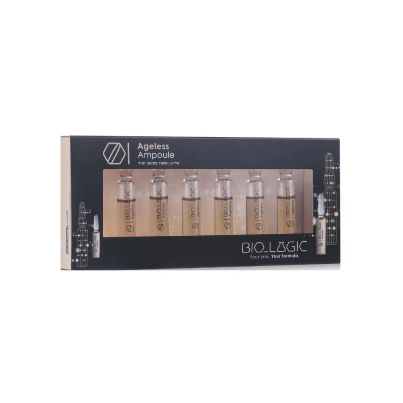 BIOFOR Biologic Ageless | Anti-senėjimo ampulės su biomimetiniais peptidais, 6 × 2 ml
