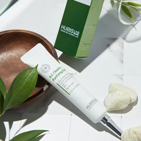 HUBISLAB A.C Clearing Purifying Gel | Koncentruotas gelis probleminei ir spuoguotai odai 15 ml