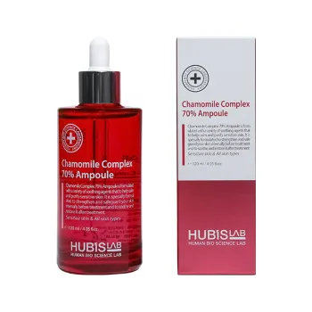 HUBISLAB Chamomile Complex 70% Ampoule | Raminamoji ampulė su 70% ramunėlių kompleksu, 120 ml