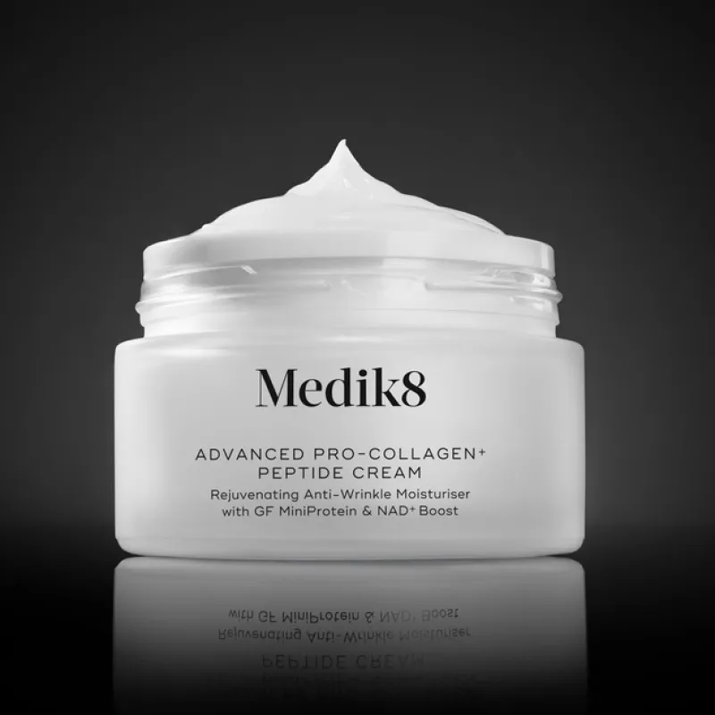 Medik8 Advanced Pro-Collagen+ Peptide Cream Refill | Kolageno stimuliuojantis peptidų kremo užpildas 50 ml