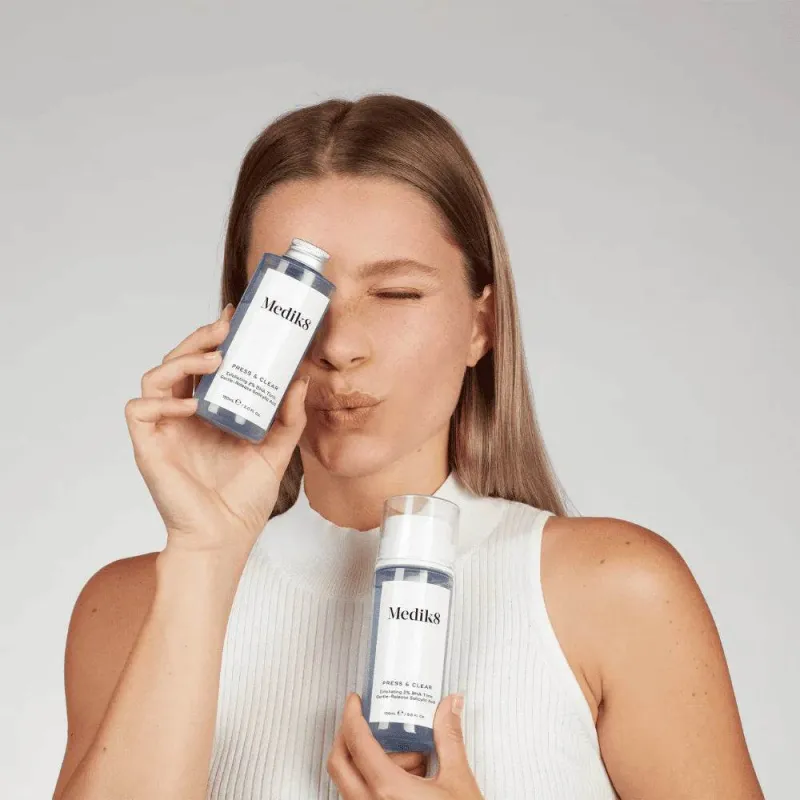 Medik8 Press & Clear | BHA tonikas probleminiaiems odos tipams 150 ml