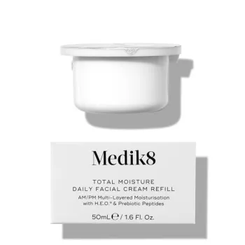 Medik8 Total Moisture Daily Facial Cream Refill | Drėkinamasis kasdieninis veido kremo papildymas 50 ml