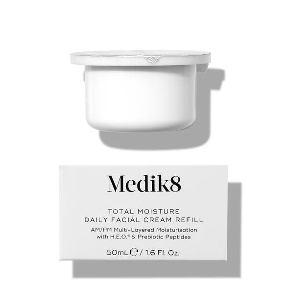Medik8 Total Moisture Daily Facial Cream Refill | Drėkinamasis kasdieninis veido kremo papildymas 50 ml