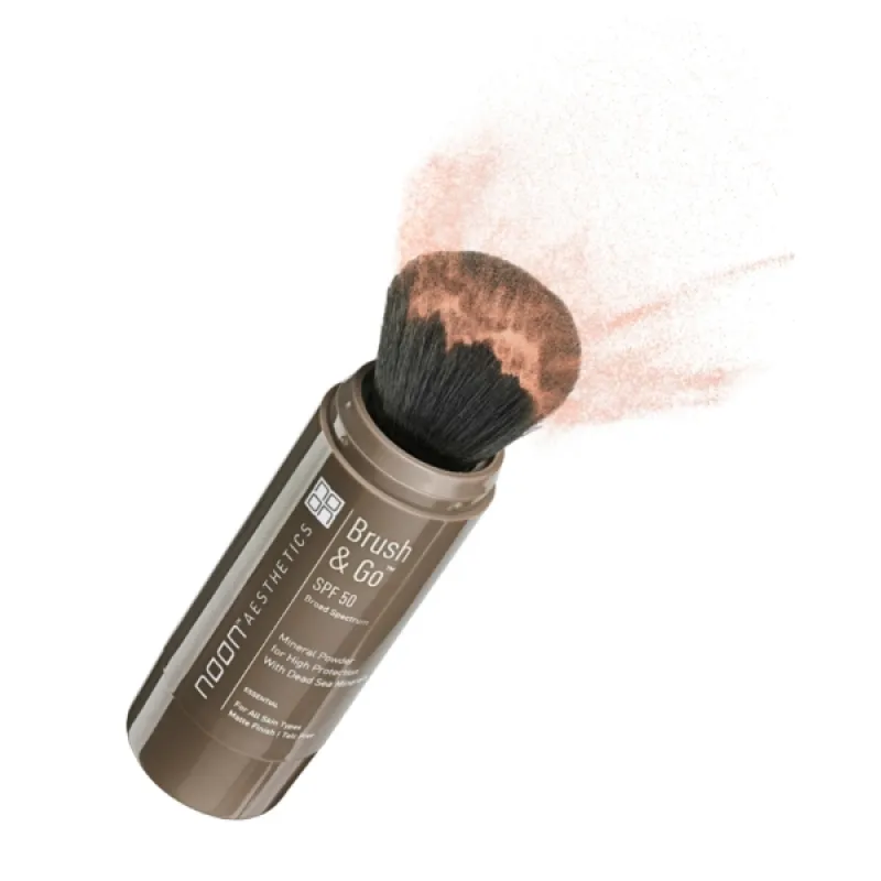 Noon Aesthetics Brush & Go SPF 50 | Mineralinis Pudra 2 × 5 ml