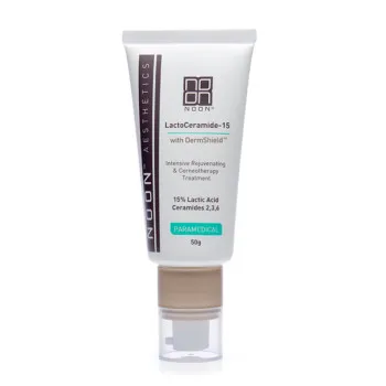 NOON Aesthetics LactoCeramide-15 | 15% pieno rūgšties kremas intensyviam odos atstatymui ir lipidų barjero stiprinimui 50 ml