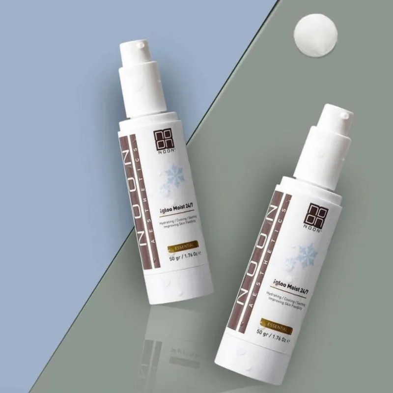 NOON Aesthetics Igloo Moist | Intensyviai drėkinantis ir raminantis kremas su vėsinančiu efektu 50 ml
