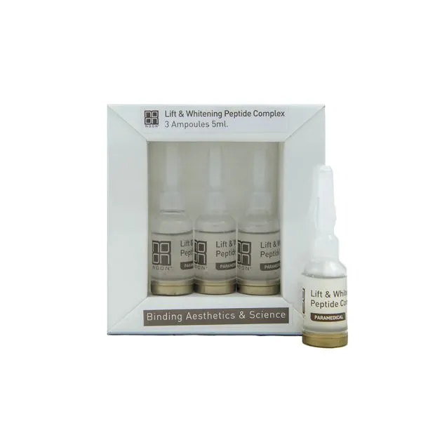 NOON Aesthetics Lift & Whitening Peptide Complex | Liftingą ir pigmentaciją mažinantis peptidų serumas 3 × 5 ml
