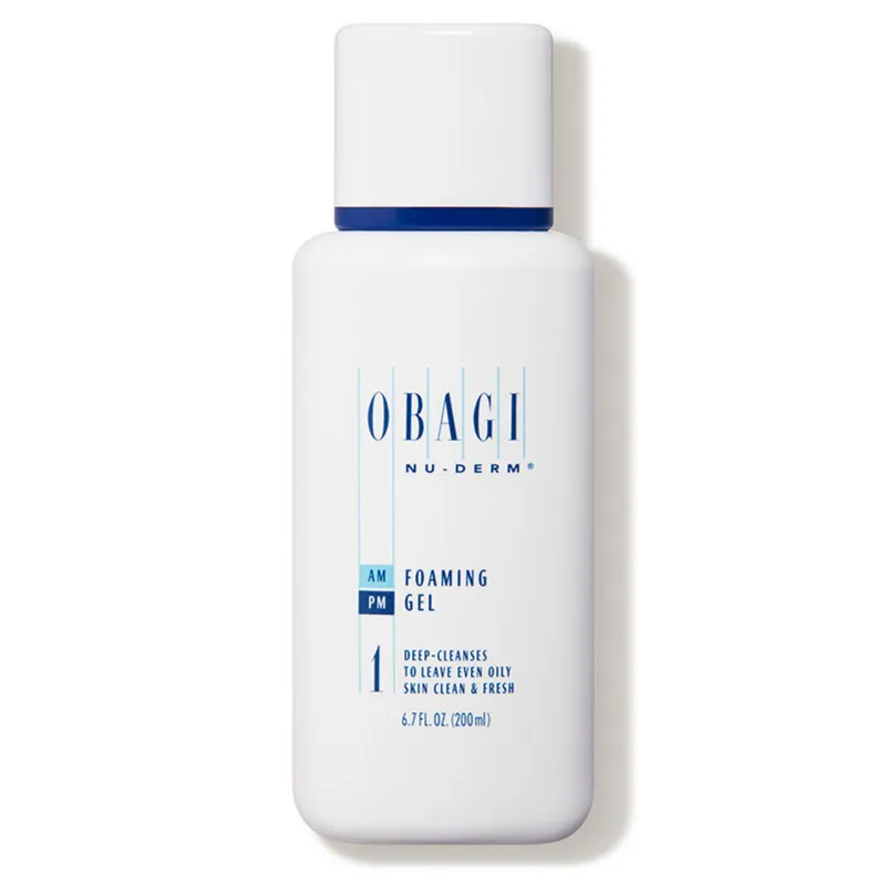 OBAGI MEDICAL Nu-Derm Foaming Gel | Putojantis valomasis gelis, 200 ml