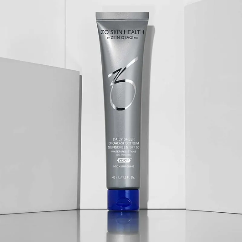 ZO Skin Health Daily Sheer Broad-Spectrum SPF 50 | Nematomas apsauginis saulės kremas 45 ml