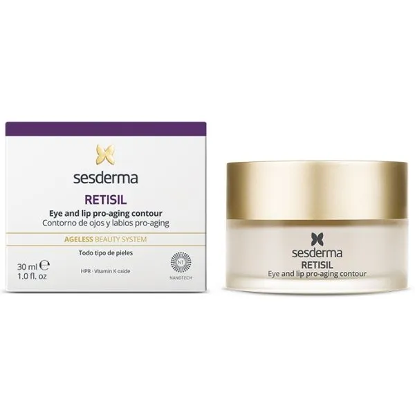 Sesderma Retisil Eye and Lip Pro-Aging Contour | Priešlaikinio senėjimo akių ir lūpų kontūro kremas 30 ml