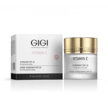 GIGI Vitamin E Moisturizer SPF20 | Drėkinamasis kremas normaliai ir sausai odai 50 ml