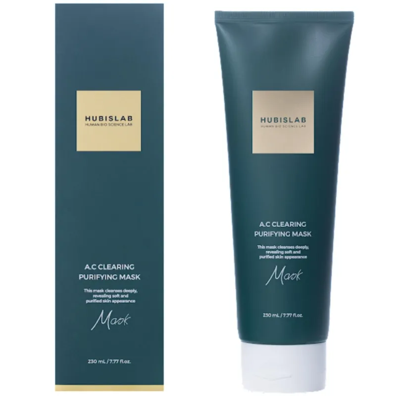 HUBISLAB A.C Clearing Purifying Mask | Veido kaukė riebiai ir probleminei odai 230 ml