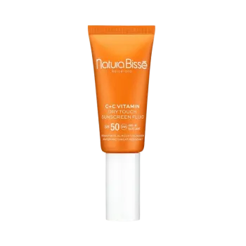 Natura Bissé C+C Vitamin SPF 50 Dry Touch Sunscreen Fluid | Apsauginis nuo senėjimo saulės skystis SPF 50 su C vitaminu 30 ml