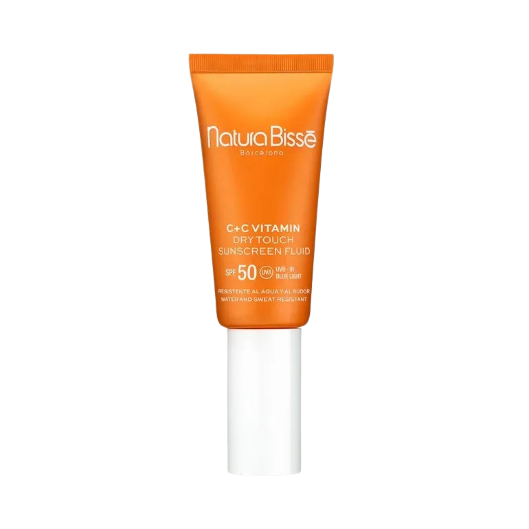 Natura Bissé C+C Vitamin SPF 50 Dry Touch Sunscreen Fluid | Apsauginis nuo senėjimo saulės skystis SPF 50 su C vitaminu 30 ml