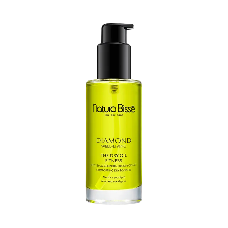 Natura Bissé Diamond Well‑Living The Dry Oil – Fitness | Atgaivinanti sausa kūno aliejus su pipirmėte ir eukaliptu 100 ml