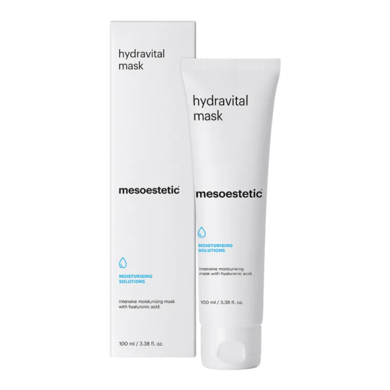 Mesoestetic hydravital mask | Intensyviai drėkinanti veido kaukė sausiai ir dehidratuotai odai 100 ml