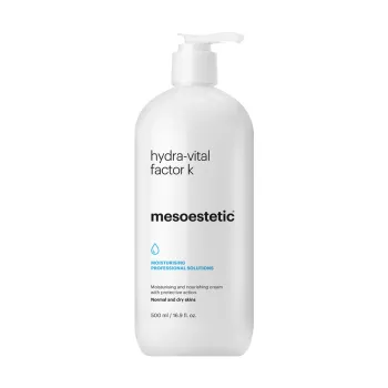 Mesoestetic Hydra-Vital Factor K | Profesionalus intensyviai drėkinantis ir maitinantis veido kremas 500 ml