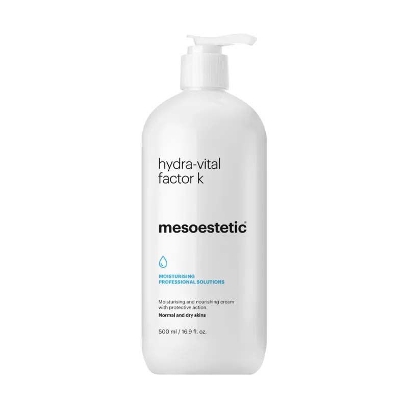 Mesoestetic Hydra-Vital Factor K | Профессиональный интенсивно увлажняющий и питающий крем для лица 500 мл