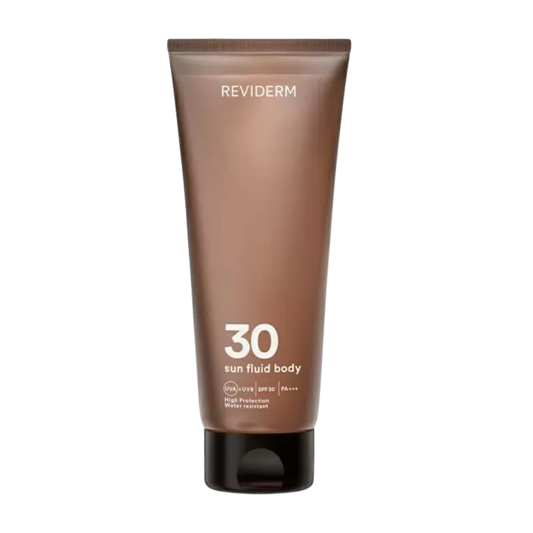 REVIDERM Sun Body Fluid SPF30 | Легкий защитный флюид для тела от солнца 250 мл