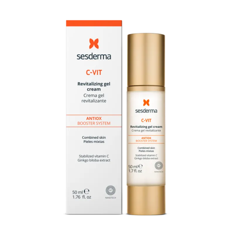 Sesderma C-VIT Revitalizing Gel Cream | Šviesinantis veido gelinis kremas 50 ml