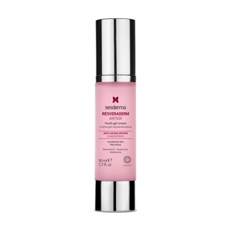Sesderma Resveraderm Antiox Youth Gel Cream | Gelinis veido kremas 50 ml
