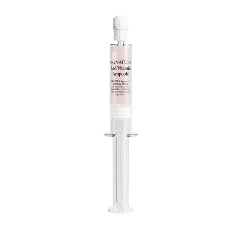THESERA Signature Red Vitamin Exosome Ampoule | Spindesnį suteikianti eksosomų ampulė 4 ml