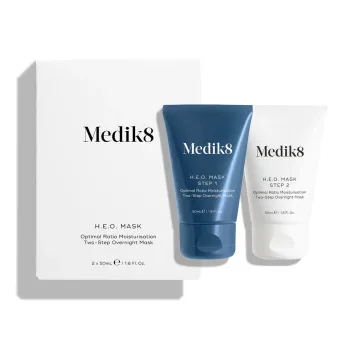 Medik8 H.E.O Mask | Dvigubos žingsnius turinti naktinė kaukė 2 x 50 ml