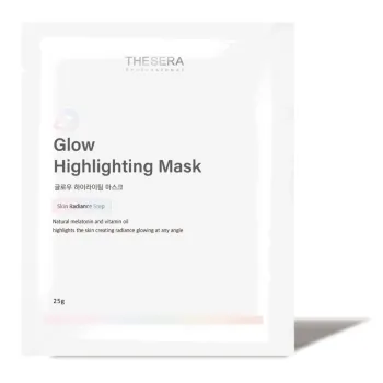 THESERA Glow Highlighting Mask | Švytėjimą Suteikianti Veido Kaukė 1 x 25 g