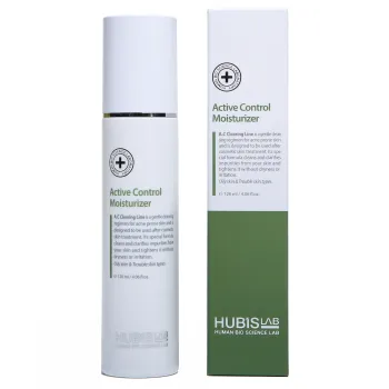 HUBISLAB Active Control Moisturizer | Sebumą subalansuojantis drėkinamasis kremas riebiai ir probleminei odai 120 ml