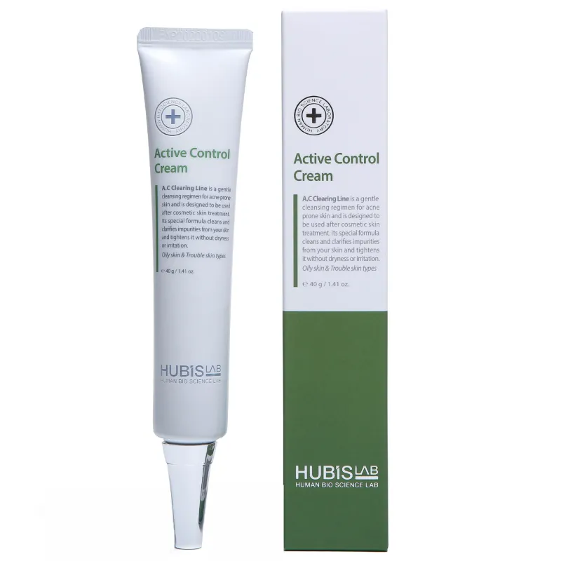 Hubislab Active Control Face Cream 40 г — регулирующий себум, успокаивающий крем
