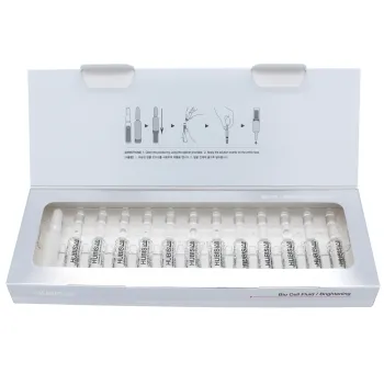 HUBISLAB Bio Cell Brightening Fluid | Šviesinamosios ampulės odos spindesiui 2 ml × 12 vnt.