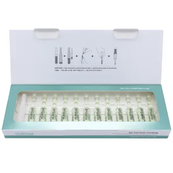 HUBISLAB Bio Cell Purifying Fluid | Valomosios ampulės probleminiai odai 2 ml × 12 vnt.